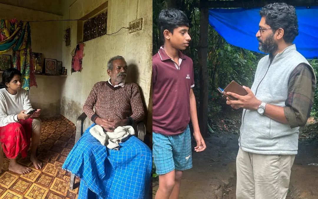 Researchers meeting people in Idukki | Photo: Special arrangement