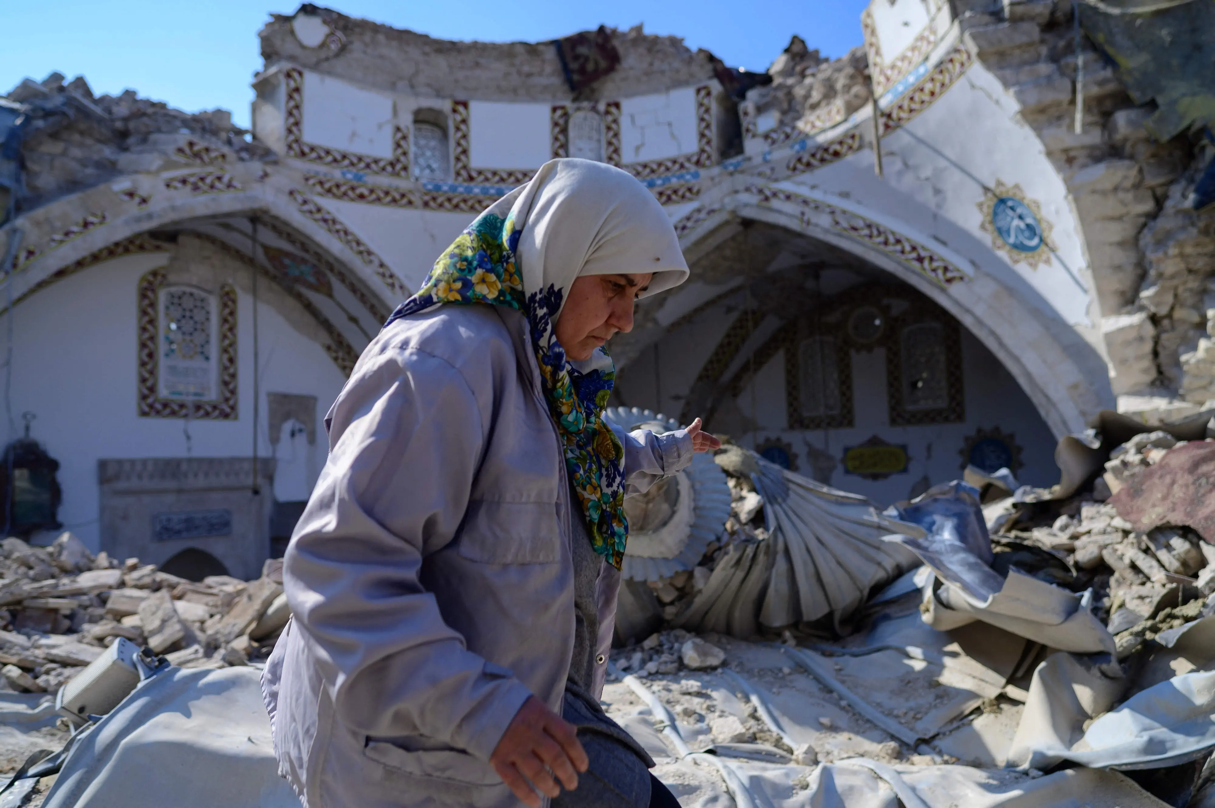 Destroyed Habib-i Neccar mosque in the historic southern city of Antakya in Hatay | Photo: AFP