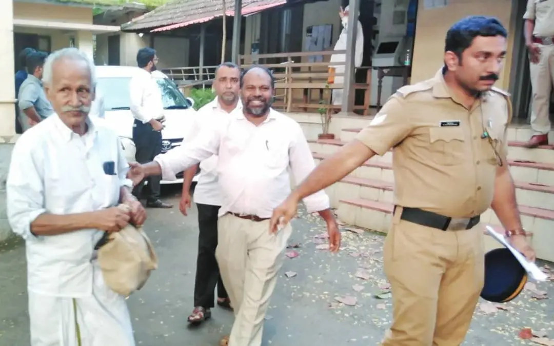 Grow Vasu at court premises on Saturday | Photo: Special Arrangement