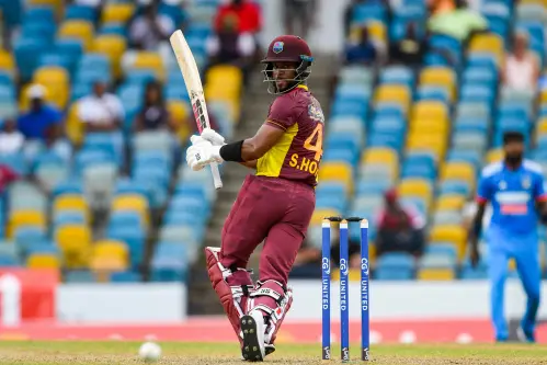 West Indies win 2nd one-day match by 6 wickets and level series after India crumble