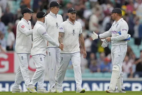 England bowled out for 283 on 1st day of final Ashes test against Australia