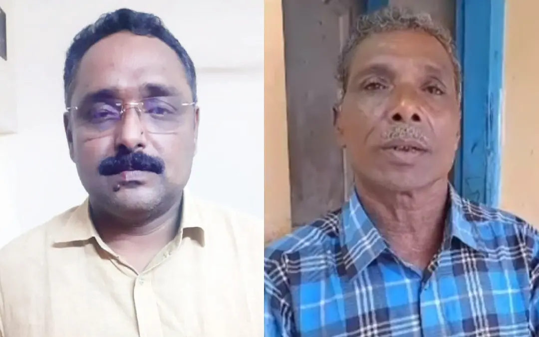 റോജി അഗസ്റ്റിന്, ആവലാട്ടുകുന്ന് ബാലന് | Photo: Archives, Screen grab/ Mathrubhumi News