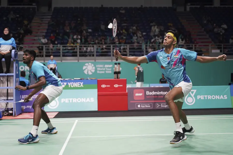 Chirag Shetty-Satwiksairaj Rankireddy pair attain career-best World No 2 ranking