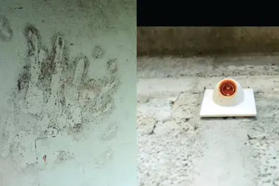 Unidentified miscreant terrorises Kannur; knocks on door at night, leaves hand print on walls