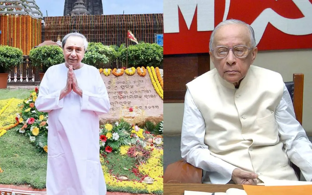 Naveen Patnaik, Jyoti Basu | Photos: PTI