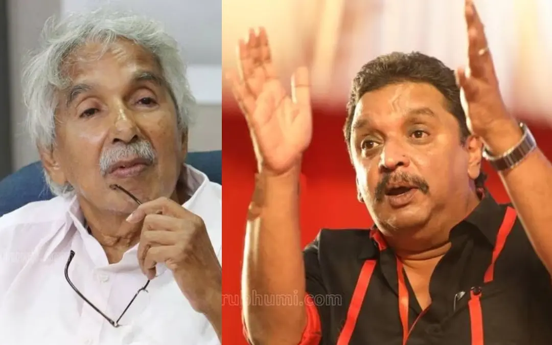 From (R) Shibu Baby John, late Oommen Chandy.