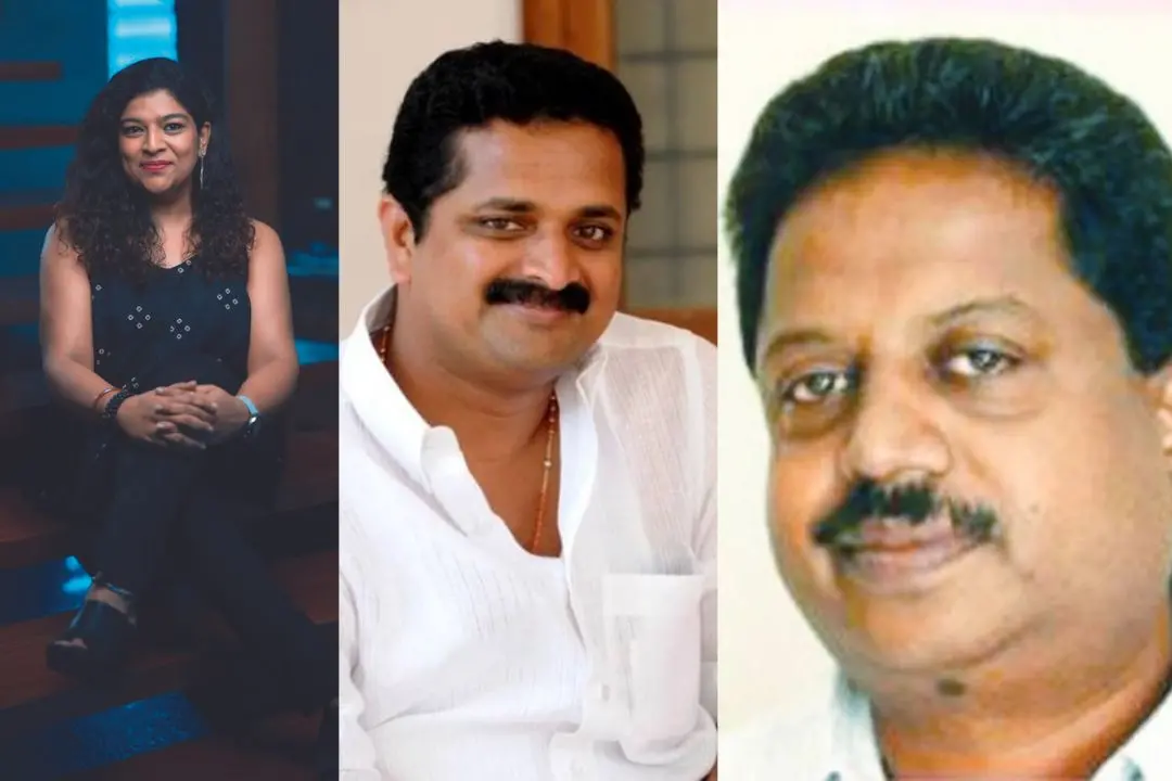 Sherga Sandeep, Anto Joseph, Rakesh | Photo: Mathrubhumi Archives
