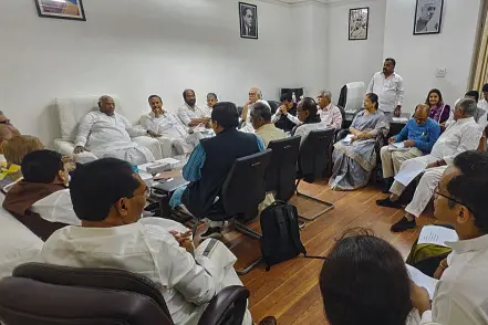 Opposition leaders meet at Kharge's chamber in Parliament to chalk out strategy for Monsoon Session
