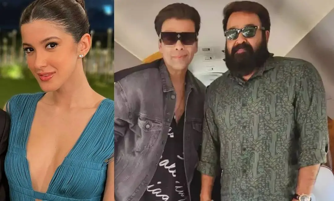 Shanaya Kapoor, Mohanlal, Karan Johar