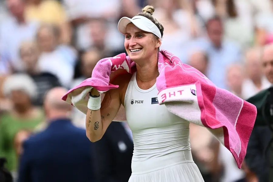 Vondrousova defeats Jabeur to win Wimbledon women's championship for her first Grand Slam title