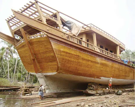 An 'Uru' under construction |  Mathrubhumi