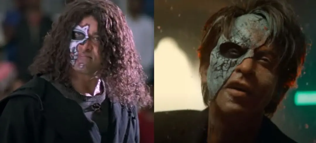 Vikram in 'Anniyan', SRK in 'Jawan' | Photo: YouTube/Screengrab