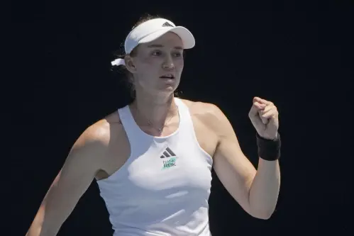 Aus Open: Rybakina overpowers No.1 Swiatek to reach quarters