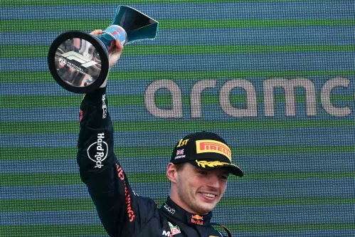 Red Bull driver Max Verstappen wins British Grand Prix