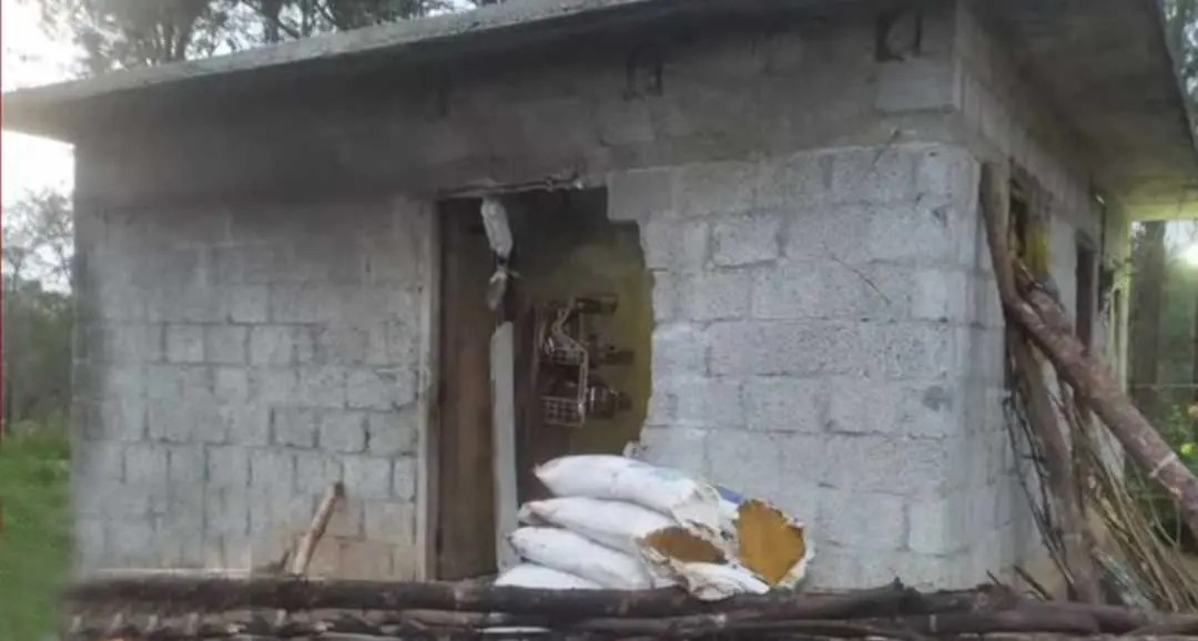 House destroyed in elephant attack in Chinnakanal region.