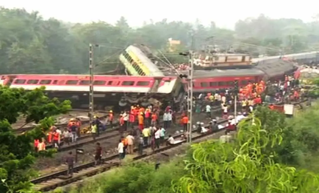 Odisha triple train crash | Photo: Twitter