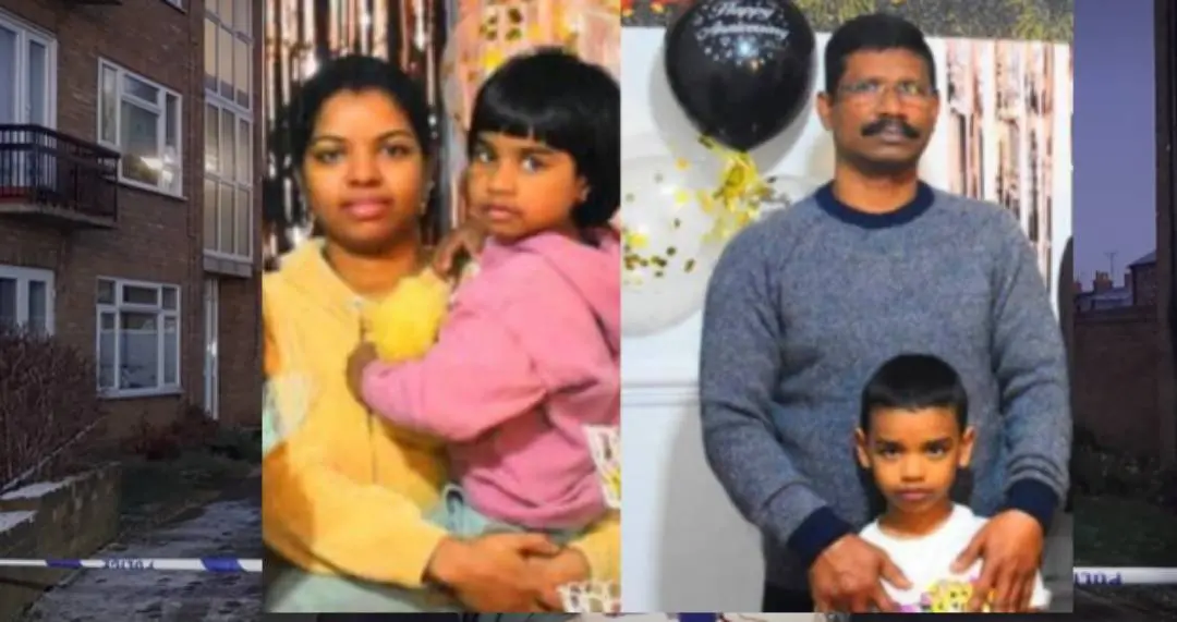 Anju and Saju with their children