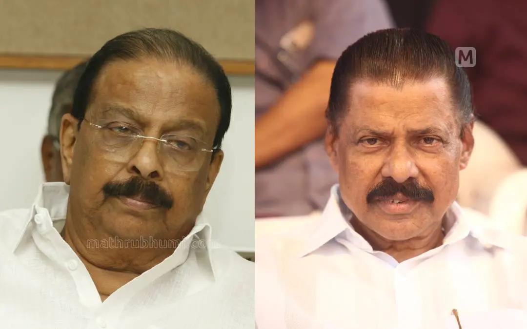 K Sudhakaran, MV Govindan | Photos: Mathrubhumi