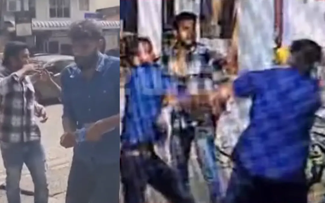 CCTV visuals of the doctor being attacked at the Ernakulam General Hospital.  | Photo: Screen grab/ Mathrubhumi News