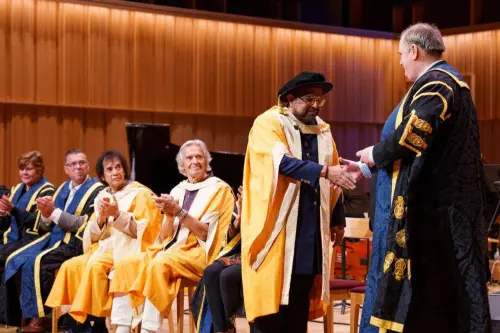 Singer-composer Shankar Mahadevan receives honorary doctorate in UK