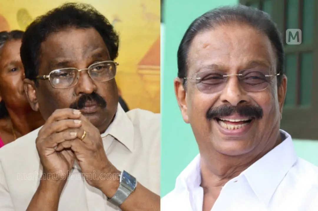 AK Balan and K Sudhakaran | Photos: Mathrubhumi