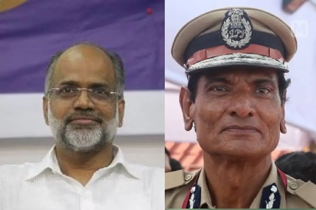 Chief Secretary VP Joy and State Police Chief Anil Kant | Photo: Mathrubhumi