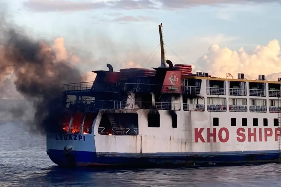 Philippine ferry fire: All 120 people aboard rescued; fire doused