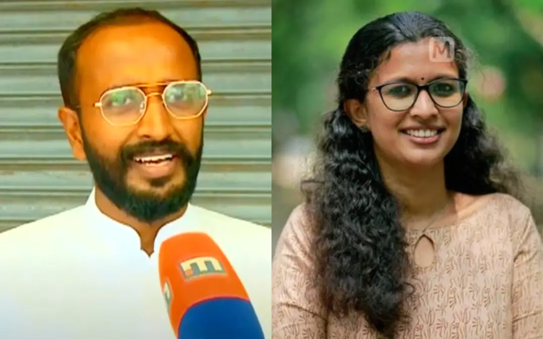 From (R) K Vidya, Aloysius Xavier.  | Photo: Screen grab/ Mathrubhumi News, Mathrubhumi