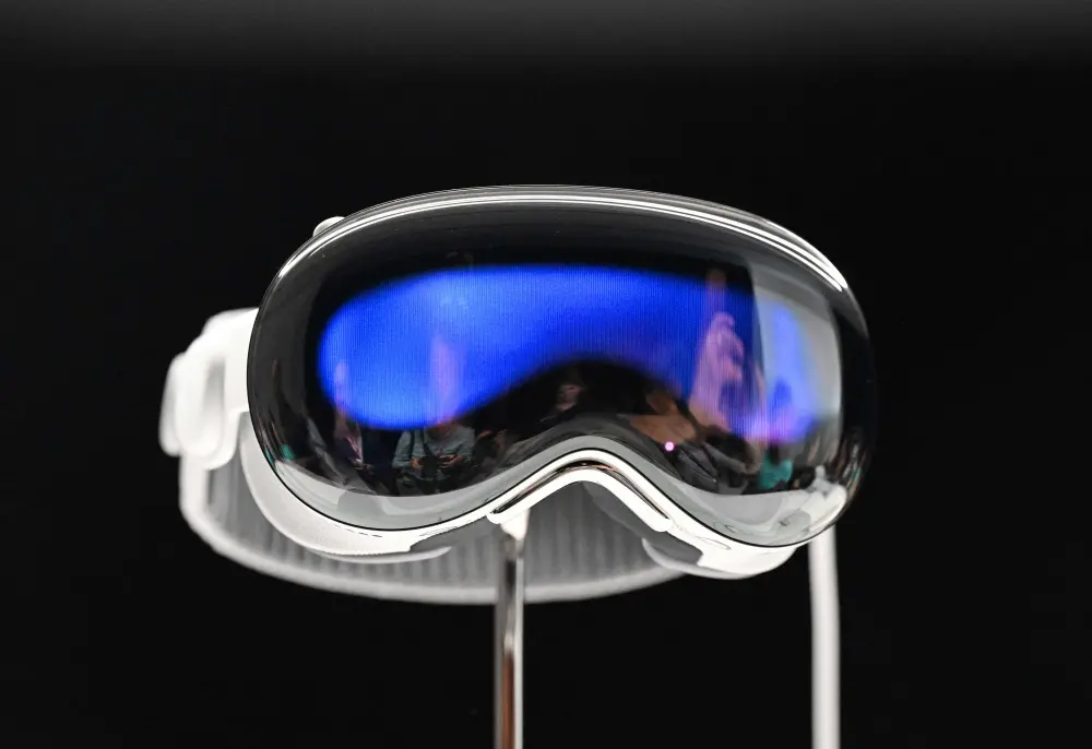 Apple's new Vision Pro virtual reality headset | AFP