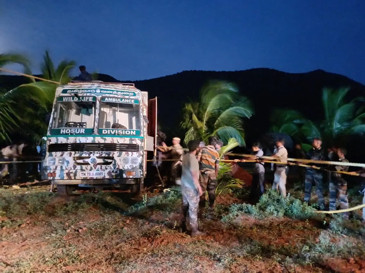 TN Forest Department vehicle used to shift Arikomban | Photo: https://twitter.com/supriyasahuias