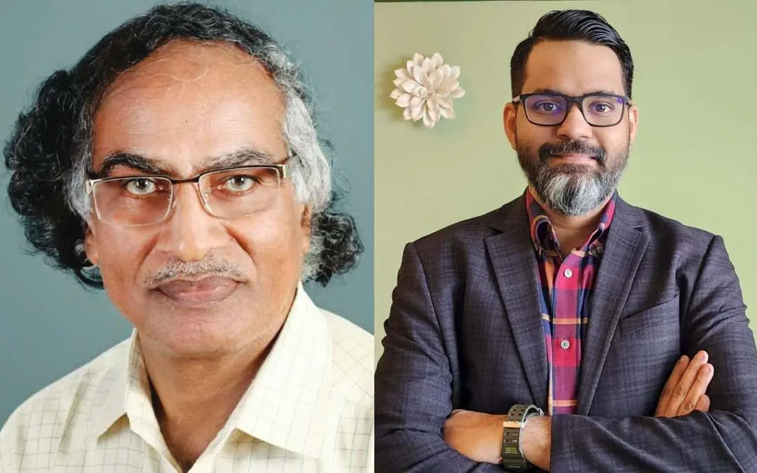 Dr Desamangalam Ramakrishnan and Dr Cyriac Abby Philips | Photos: Mathrubhumi, Special Arrangement