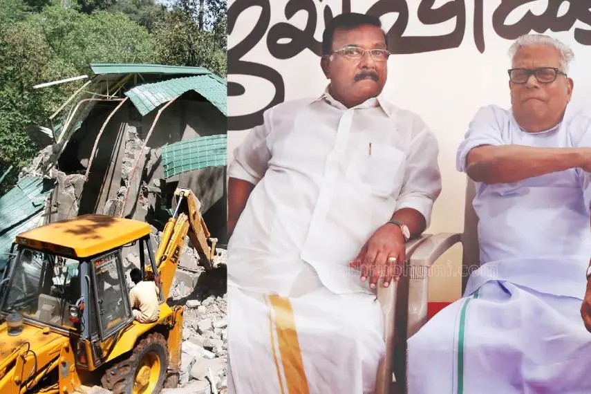 Munnar anti-encroachment drive was halted to prevent collapse of VS cabinet: Ex-min Divakaran