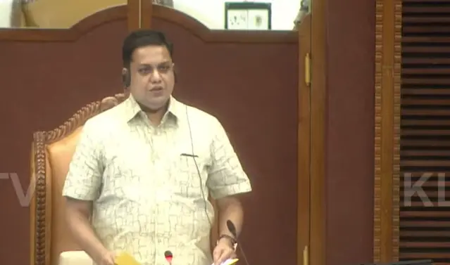 Speaker AN Shamseer | Screengrab: YouTube/Niyamasabha TV