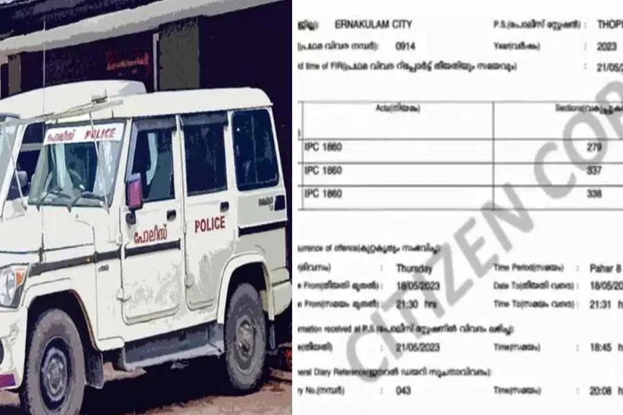 Kochi: Police accused of trying to save cop allegedly involved in hit and run case
