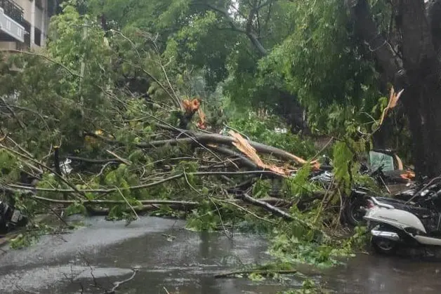 Heavy rains, hailstorms cause severe waterlogging in parts of Bengaluru