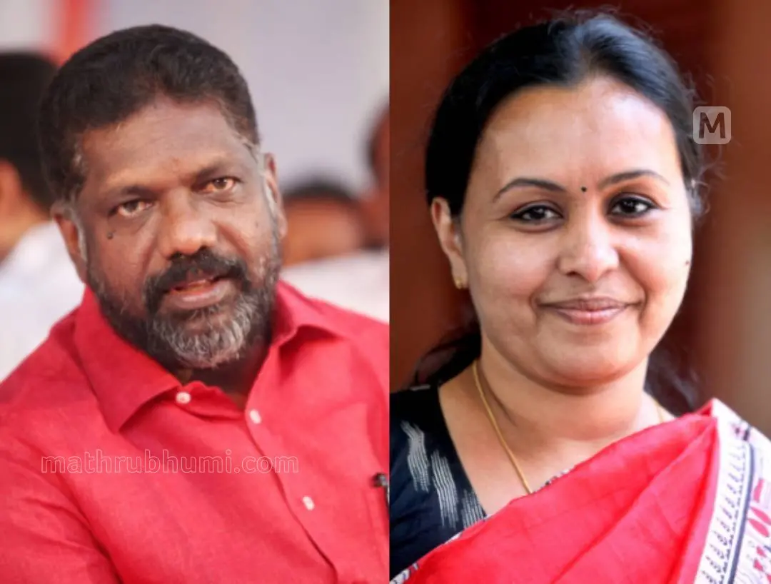 Chittayam Gopakumar, Veena George | Photo: Mathrubhumi