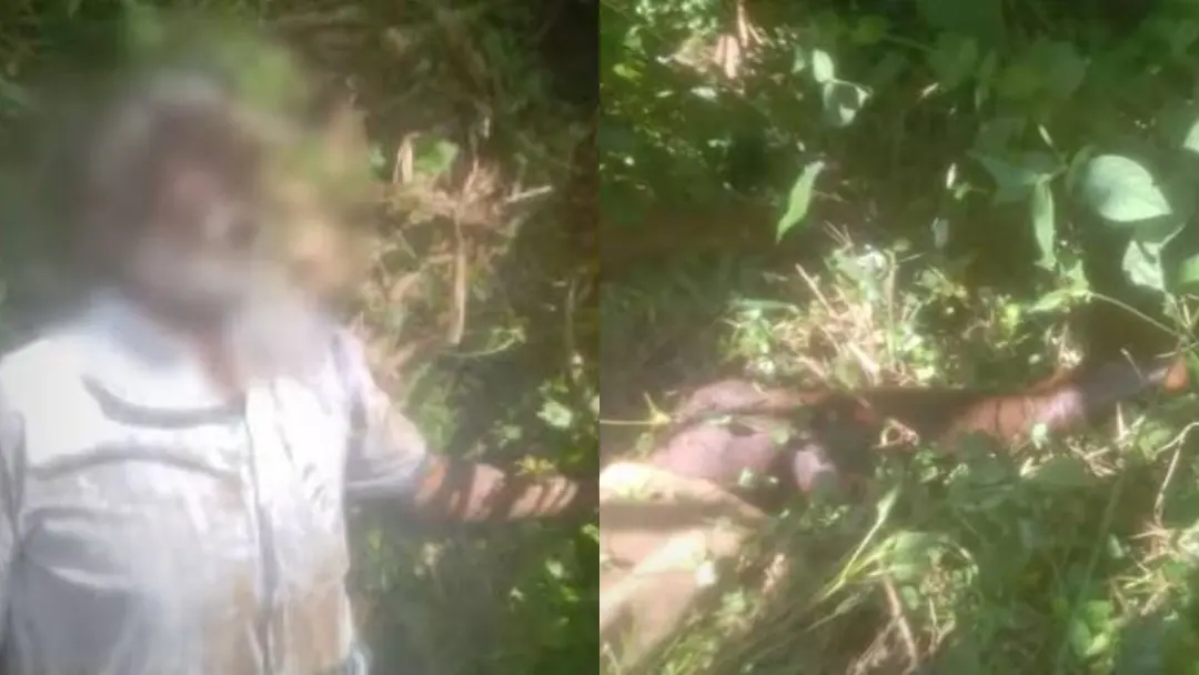Body of Samuel killed in elephant attack | Photo: Mathrubhumi