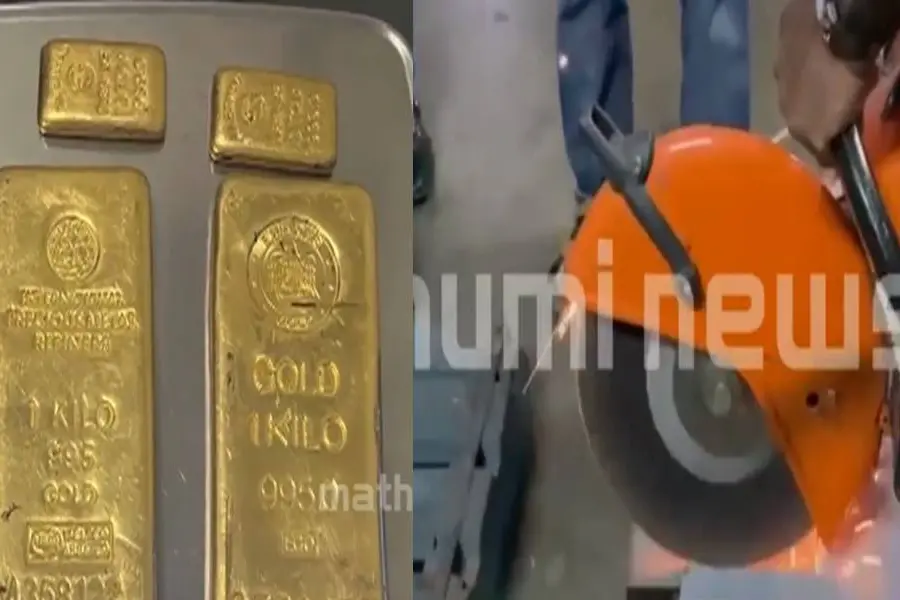 2.5 kg of gold smuggled inside butchering tool nabbed at Nedumbassery airport