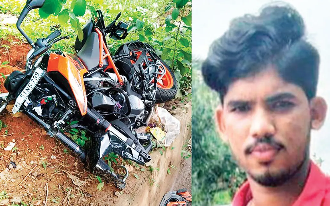 Shahjahan's bike wrecked in accident