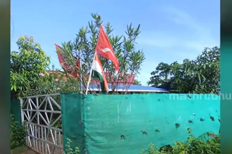 Palakkad CPM leader disrespects national flag, ties it below party flag