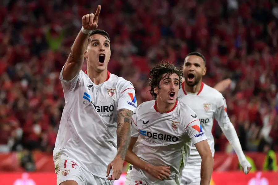 Lamela heads Sevilla past Juventus into Europa League final
