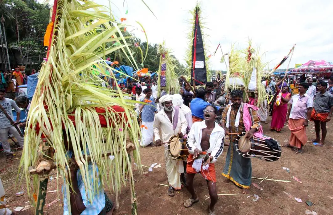 Kaliyattakkavu temple festival | Photo: Ajith Shankaran/ Mathrubhumi