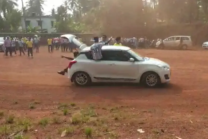 Vehicle stunts to celebrate FIFA World Cup: MVD takes action against college students in Kozhikode