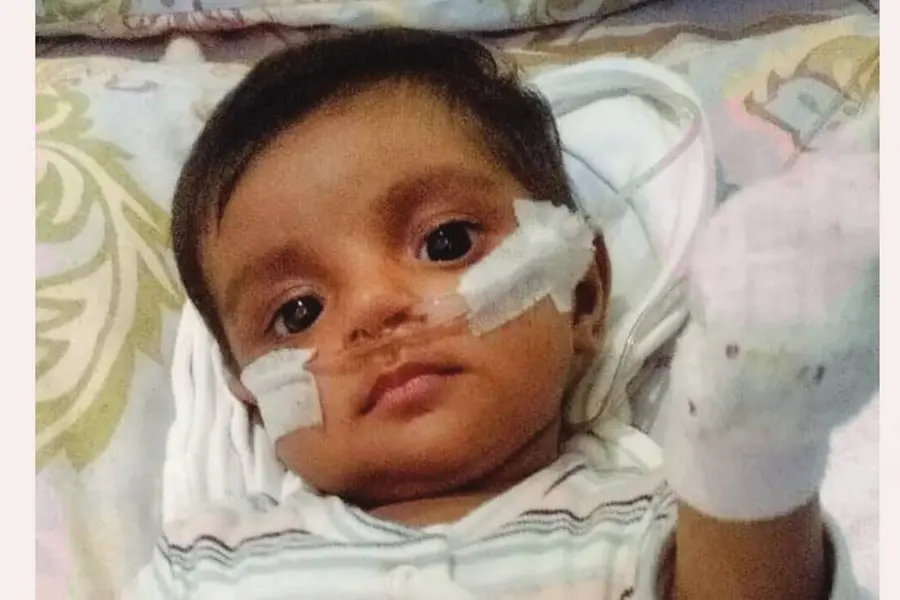 Family of 4-month-old Soha, who suffers from severe combined immunodeficiency, seeks financial help