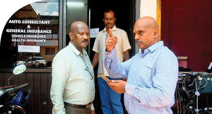 Transport Commissioner ADGP S. Sreejith IPS during his visit