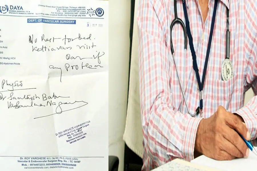 Thrissur doctor prescribes husband to 'visit bar' for woman's leg pain; sacked