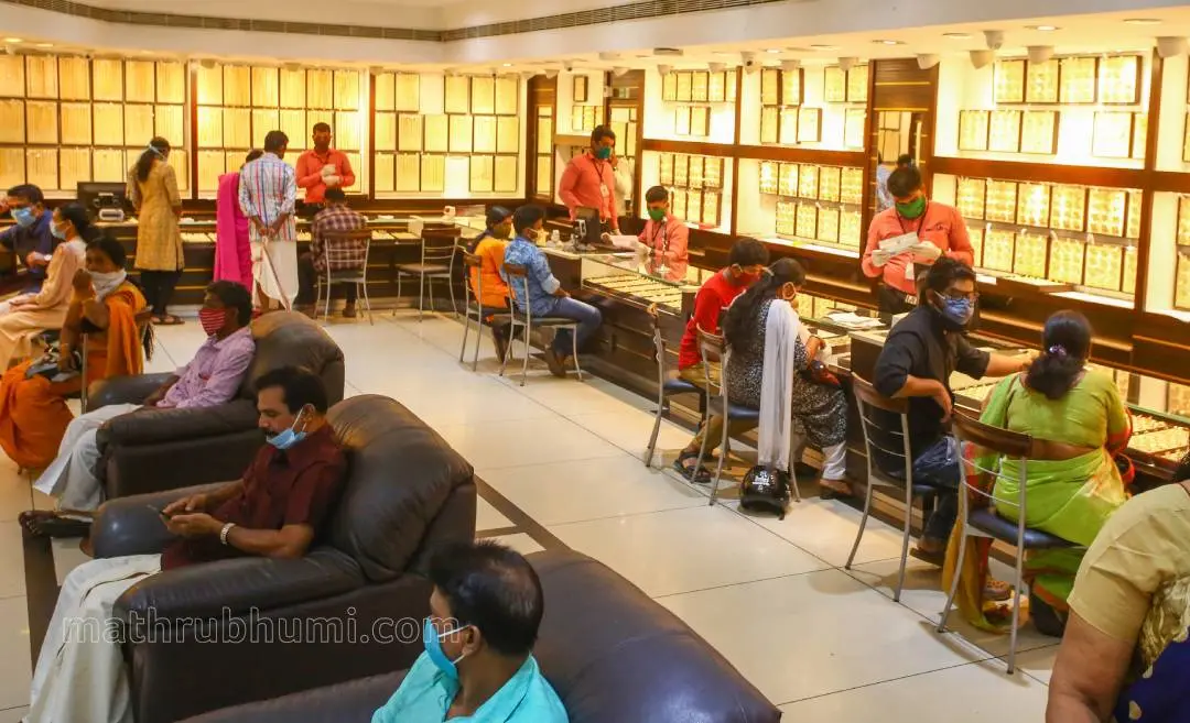 Kalyan Jewellery showroom in Thrissur. Photo: Sidheekul Akber|Mathrubhumi