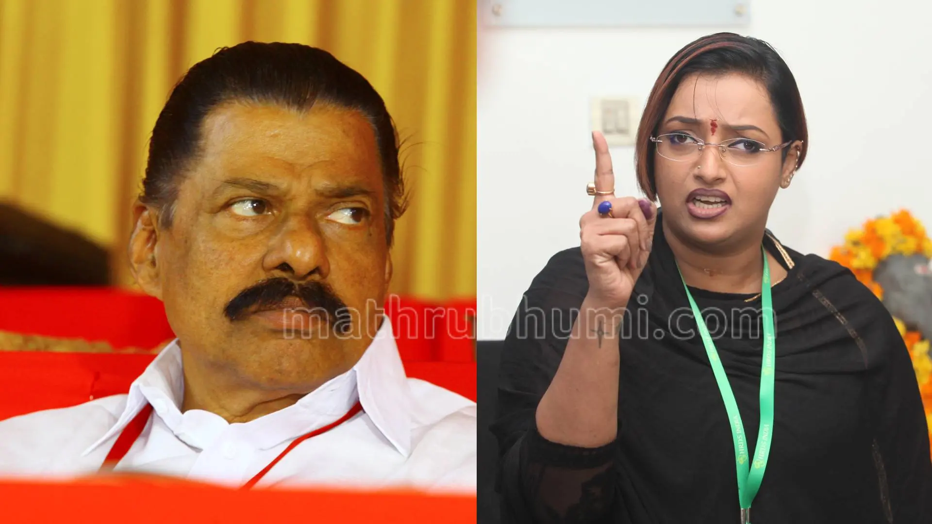 MV Govindan, Swapna Suresh | Photo: Mathrubhumi