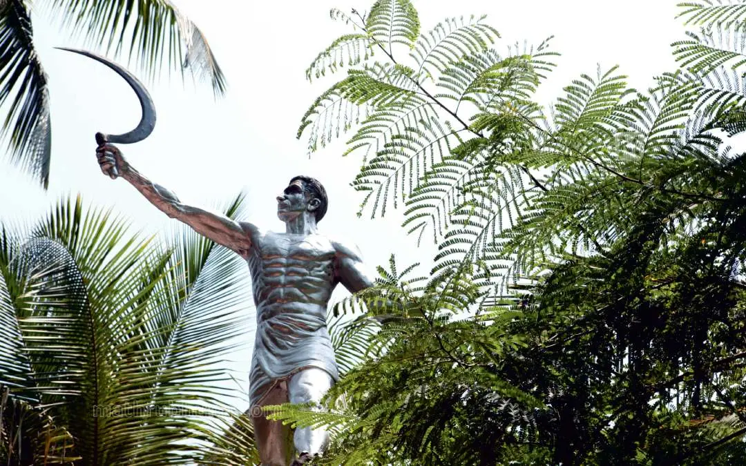 Onchiyam martyr's memorial | Photo Mathrubhumi/VK Aji