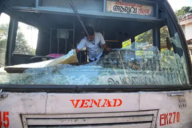 PFI hartal: KSRTC seeks compensation of Rs 5.83 crore